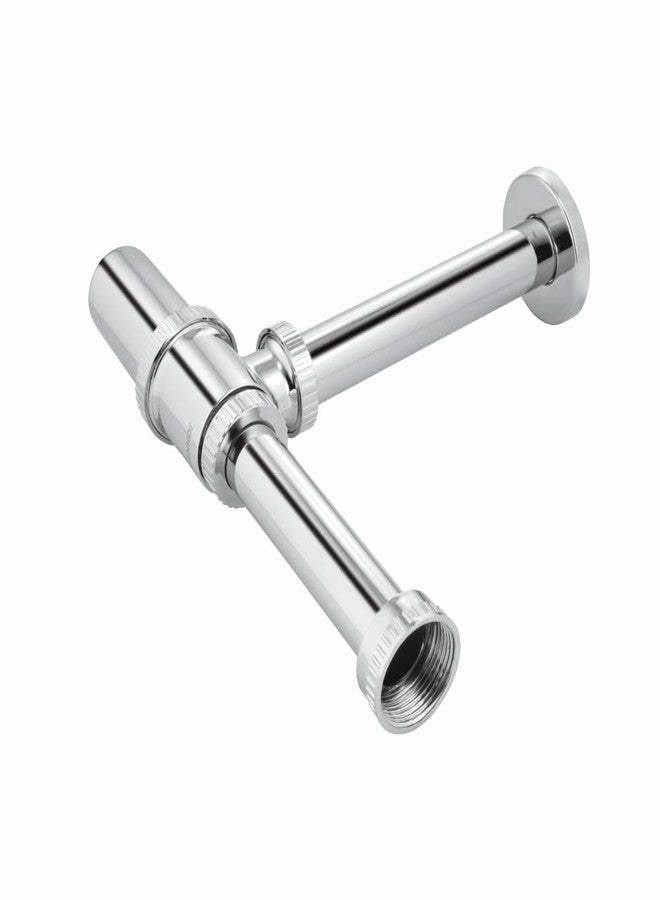 Johnson Bathrooms Johnson ABS Bottle Trap for Wash Basin with 190 mm Outlet Pipe | ABS Material | Chrome Plated Glossy Finish with Wall Flange | Anti Cockroach Trap | 1 Year Warranty (Pack of 1) - Image 1